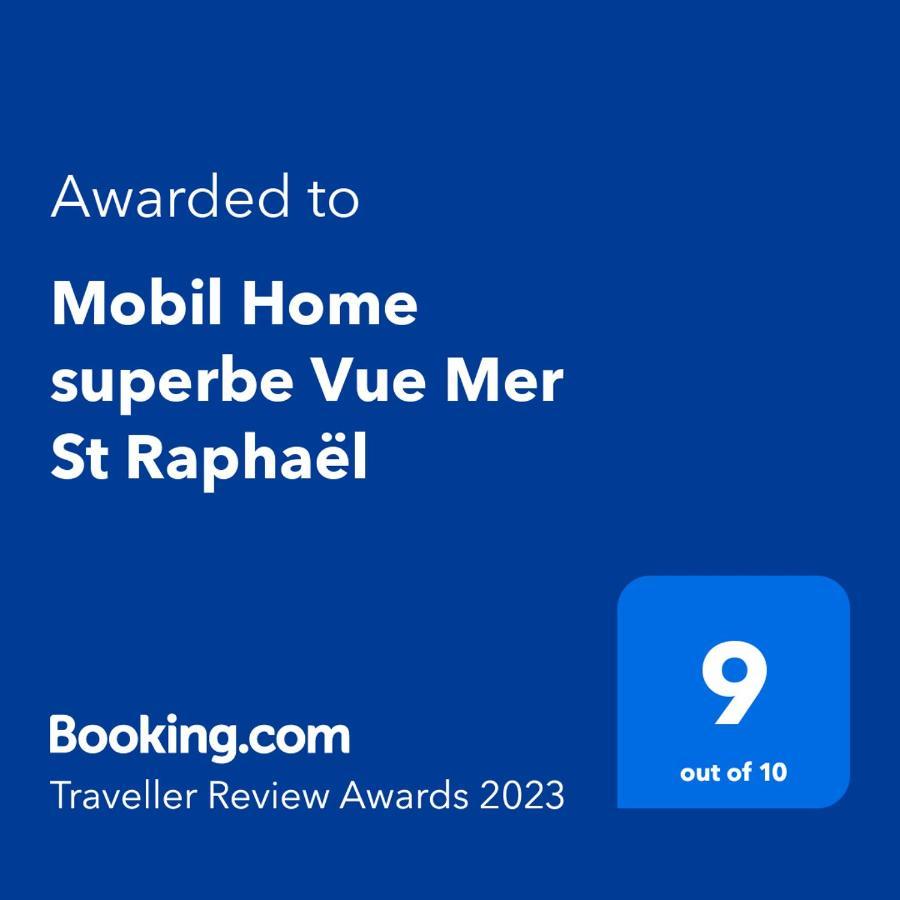 Mobil Home Superbe Vue Mer St Raphael Saint-Raphael  Luaran gambar